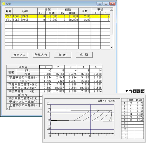 データ登録と入力画面